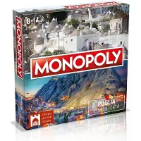 Win2Win Tech Hasbro Monopoly, het klassieke gezelschapsspel voor families en kinderen, editie Apulië en Basilicata, vanaf 8 jaar, meerkleurig, speciale editie, 35x35x10