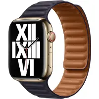 Apple Armband Voor Watch 38-41 Mm Ink Leather Link M/l (mp823zm/a)