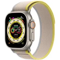 Apple Watch Ultra 49mm Trail Horlogeband Geel/Beige S/M