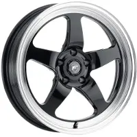 Forgestar D5 Drag 17x5.0 / 5x139.7 BP / ET-19 / 2.25in BS Gloss Black Wheel