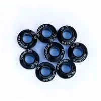 Double FF Spacers 10.30 (8 Stuks) Zwart 10.30