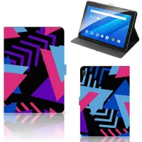 B2Ctelecom Lenovo Tab E10 Tablet Beschermhoes Funky Triangle