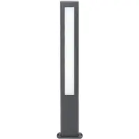 Faro Nanda - tuinpaal - 11 x 5,5 x 80 cm - 13W LED incl. - IP54 - donkergrijs