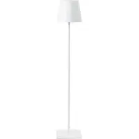 Faro LED terraslamp Toc, mobiel Toc, wit / opaal, Aluminium, Modern