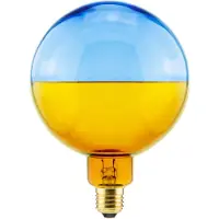 Segula LED lamp E27 | Illusion Globe G145 | Amber/Blauw | 1900K | Dimbaar | 5.8W (26W)