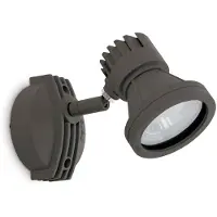 Faro Project - buiten wandverlichting - Ø 7,3 x 14,5 x 11 cm - IP65 - donkergrijs