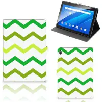 B2Ctelecom Lenovo Tab E10 Tablet Hoes Zigzag Groen