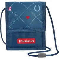 Step by step Unisex, Portemonnee, Paard Lima, Blauw, Roze
