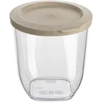 Koziol Voorraadpot Koziol Connect Rond 1 liter Bruin