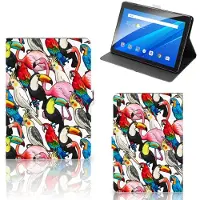 B2Ctelecom Lenovo Tab E10 Flip Case Birds