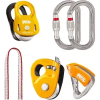 Petzl - Klim katrollen - Kit Crevasse Rescue voor Unisex van Aluminium - Oranje