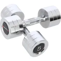 HMS Chroom Dumbbell Set - 2 x 5 kg