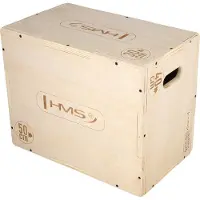 HMS DSC04, individuele plyometrische box, hout, hout, 300 kg, 50 cm, 40 cm