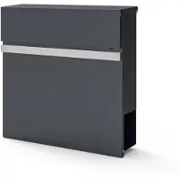Westmann Brixa c wandbrievenbus met krantenvak met slot -