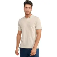 Blue industry Heren Polo's & T-shirts Polo - Beige - Maat L