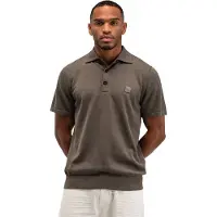 Butcher of Blue Heren Polo's & T-shirts Clifden Co Polo Ss - Bruin - Maat S