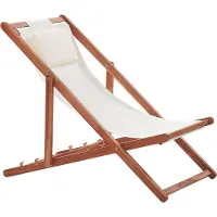 Beliani AVELLINO - Ligbed 2 hoezen - Wit - Polyester