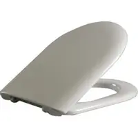 Hamberger Sanitary Haro toiletzitting Stream, scharnieren. RVS, kleur: alpinwit (B0302Y)