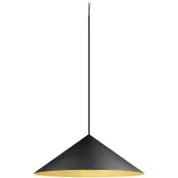 SLV Hanglampe , Magico, dimbare, Zwart, Woonkamer, Aluminium, Modern