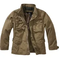 Brandit Tussenjas 'M65 Giant' lichtbruin / kaki / zwart