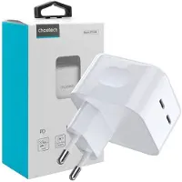 Choetech Ładowarka sieciowa Dual USB-C PD 35W