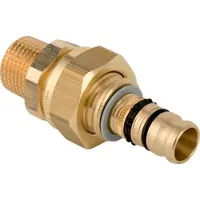 Geberit Mepla 3-d overgang m/BU brons 40-1.1/4"