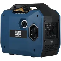 HBM inverter aggregaat, generator met 79 cc benzinemotor 230V 2000W
