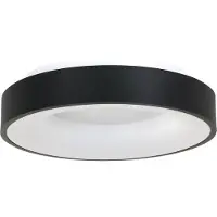 Steinhauer Plafondlamp Ringlede zwart 48 cm