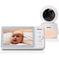 Alecto Babyfoon Bundel - Babyfoon met 2 Camera's en groot 5 inch HD scherm - DVM2050 + DVM2050C - Wit