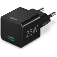 Hama 25W Oplader - USB-C PD - mini - Zwart