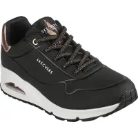 SKECHERS Sneakers laag 'Uno' rose-goud / zwart