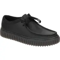 Clarks Veterschoen 'Torhill' zwart