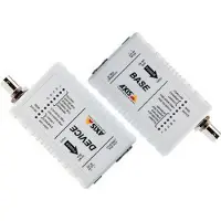 Axis T8640 Ethernet over Coax adapter met PoE+ - Mediaomzetter - 100Mb LAN - via coaxkabel - 10Base-T, 100Base-TX - RJ-45 / BNC (verpakking met 2 stuks)