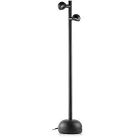 Faro LED terraslamp Brot met kabel, hoogte 90 cm, zwart, Aluminium, Modern