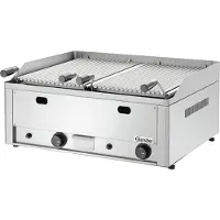 Bartscher Lavasteengrill Bartscher gas, RVS, tafelmodel, 66(b)x28(h)x57(d), 8kW