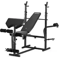 Zipro Multifunctionele halterbank – Beschadigd – Krachtstation met butterfly-beenroller. Inclusief curl-pult en dip-station. Verstelbare schuine bank met gewichtshouder