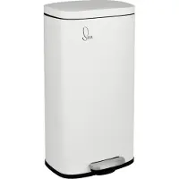SVITA TQ30 afvalemmer 30L pedaalemmer afvalemmer softclose deksel wit