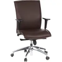 Hjh OFFICE MURANO 10 - Luxe directiestoel Donkerbruin