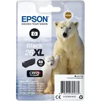 Epson 26XL (C13T26314012) Inktcartridge Foto-zwart Hoge capaciteit