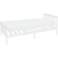ML-Design Kinderbed Kelly | hout wit 206x98x80 cm kinderbedden | NADUVI
