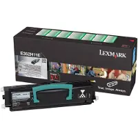 Lexmark Toner E352H11E Zwart Hoge capaciteit