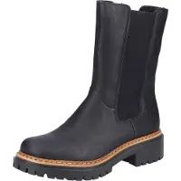 Rieker Boots 'Enkellaarsjes Plat' zwart