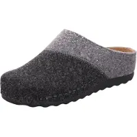 Rohde Pantoffel Women Soave-40 6051 Anthracite-Schoenmaat 41