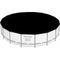 Bestway Zwembadafdekhoes Flowclear Rond Grijs D 555 H 5 Cm