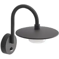 LUCANDE Buitenverlichting , Zamalino, dimbare, Zwart, Terras, Metaal, Modern