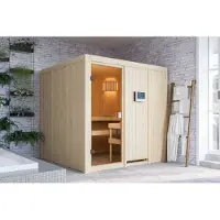 Karibu | Oulu Sauna | Kachel 9 kW Externe Bediening