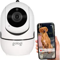 Gologi huisdiercamera - Hondencamera - Pet camera - Beveiligingscamera - Security camera - Voor alle huisdieren - Met wifi