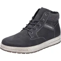 Rieker Veterboots grijs / zwart