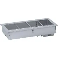 CombiSteel Drop-In Bain-Marie 3/1 - Handmatig Water Vullen, 7495.0315