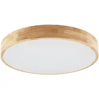 LINDBY Plafondlamp , Tanju, dimbare, Hout, Woonkamer, Hout, Landhuis / Rustiek